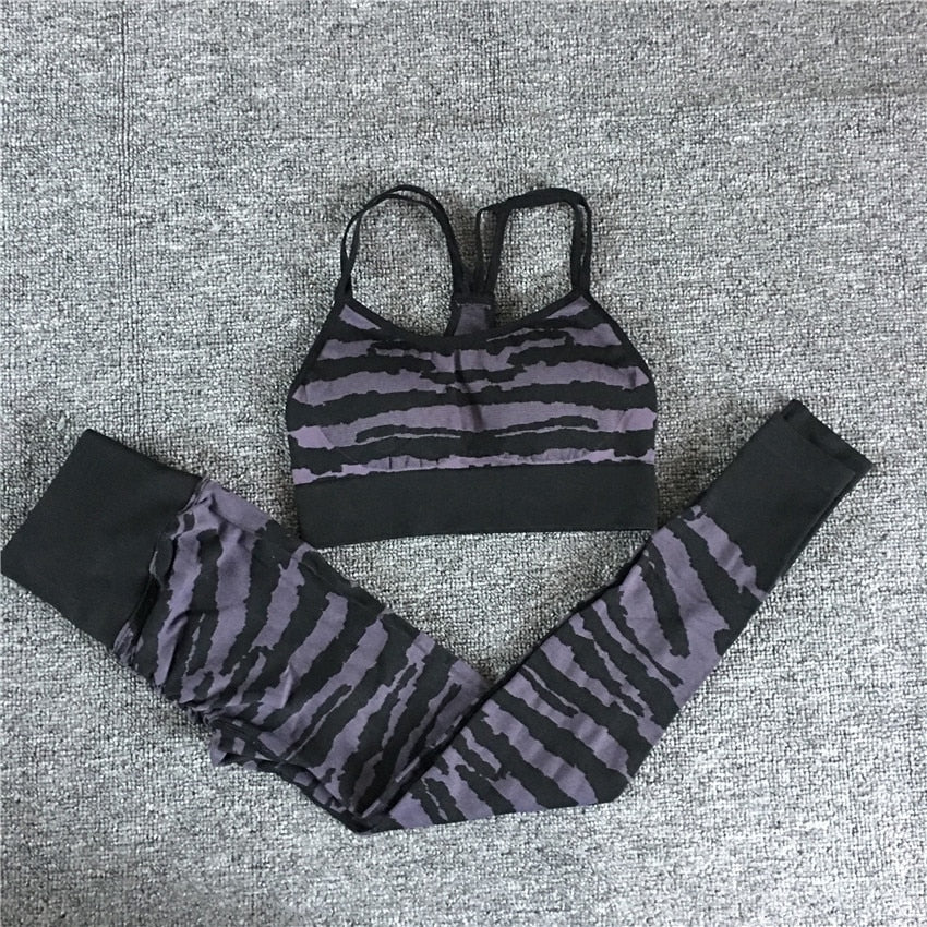 Komplet sportowy top+leginsy Caelum-lauranapl.com