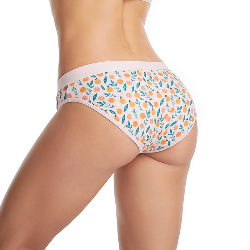 Majtki menstruacyjne z motywem pomarańczyCarina-lauranapl.com