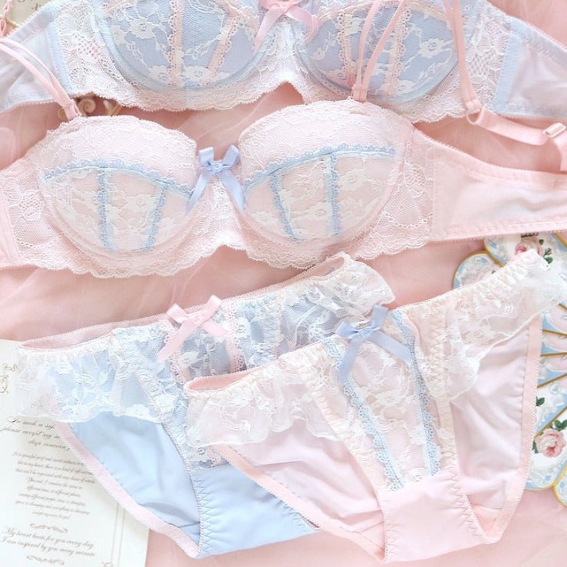 Sensualny komplet bielizny z koronką Vela-lauranapl.com