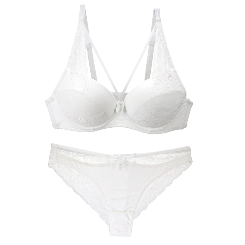 Komplet bielizny z koronką PUSH UP Plus SizeCrater-lauranapl.com