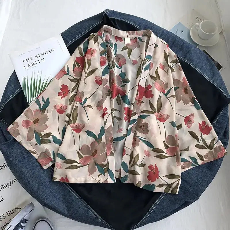 Luźne kimono plażowe Piscis Austrinus-lauranapl.com
