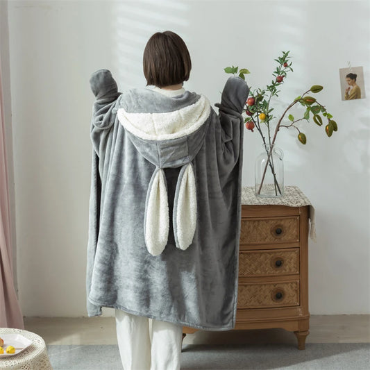 Szlafrok królik z kapturem Cancer-lauranapl.com