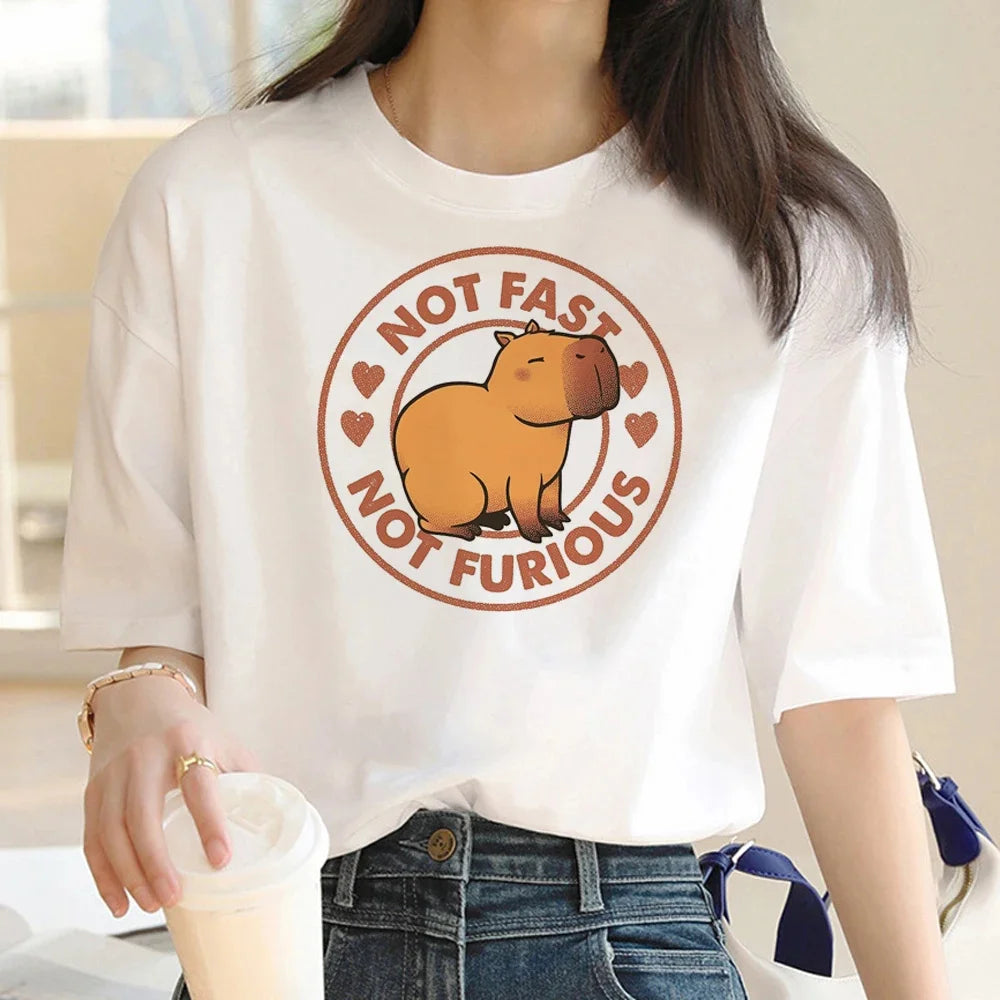 T-shirt z kapibarą Aquarius-lauranapl.com