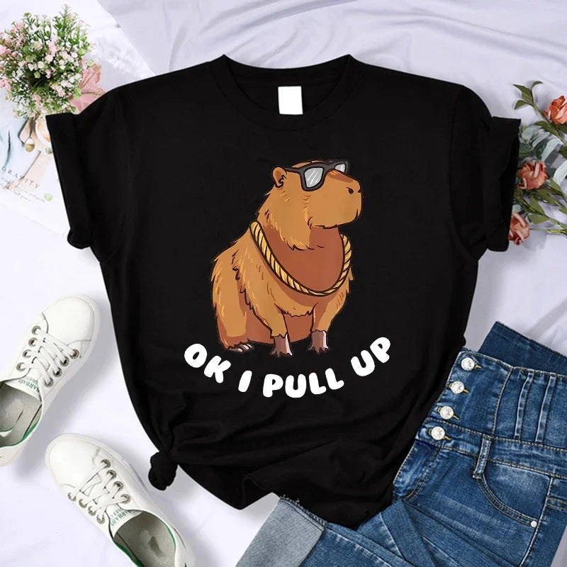 T-shirt z kapibarą Apus-lauranapl.com