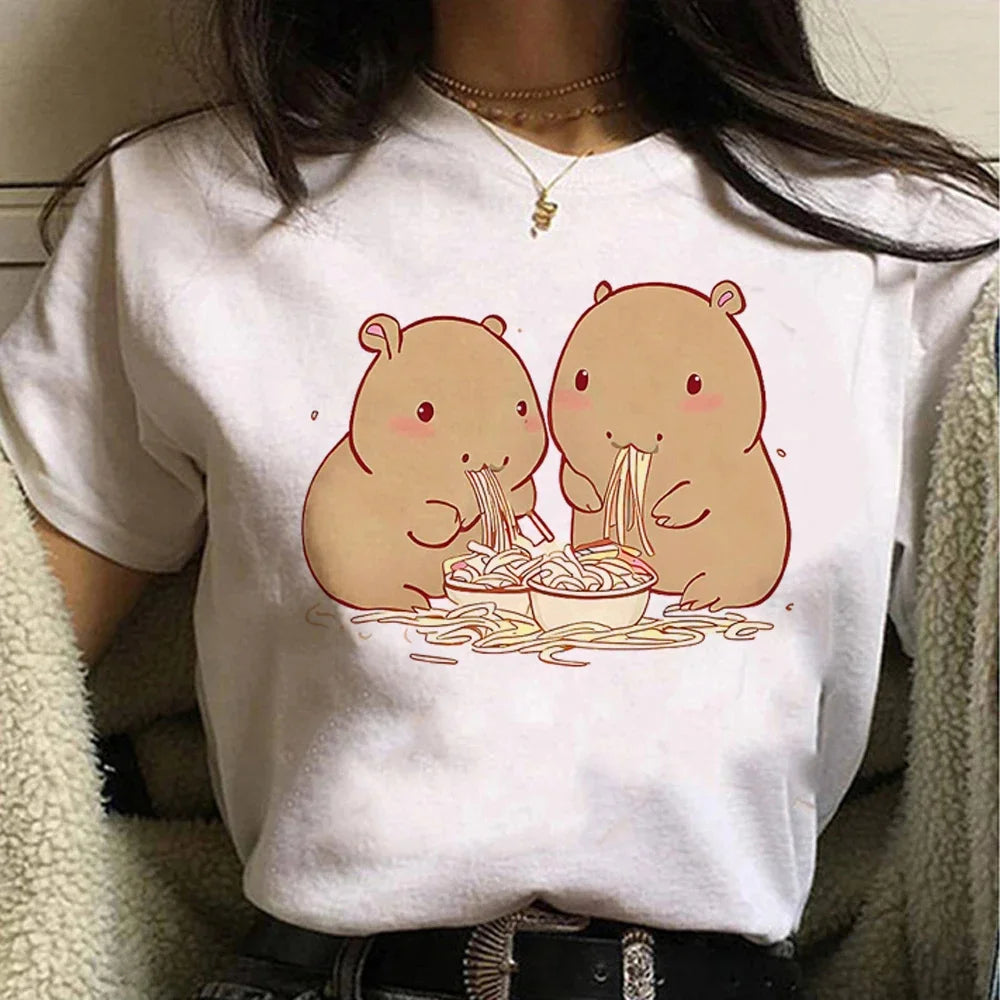 T-shirt z kapibarą Antlia-lauranapl.com