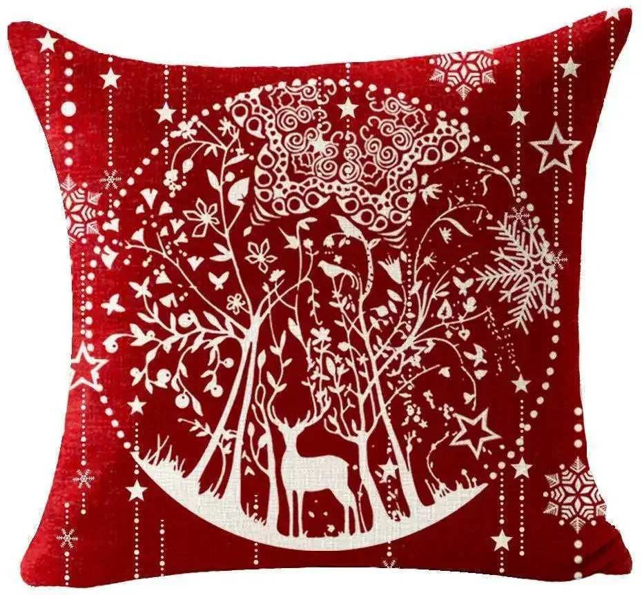 Świąteczna poszewka na poduszkę Virgo-lauranapl.com 