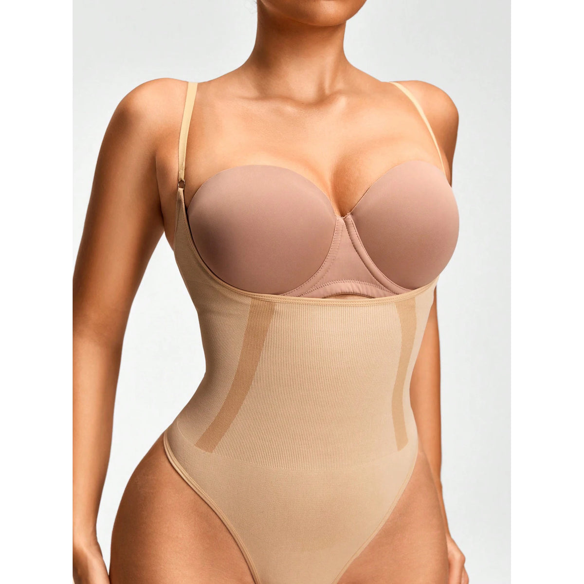 Modelujące body na ramiączkach Sextans-lauranapl.com