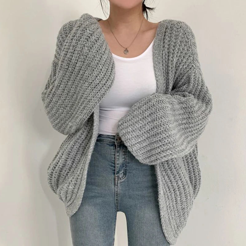 Krótki kardigan oversize Octans