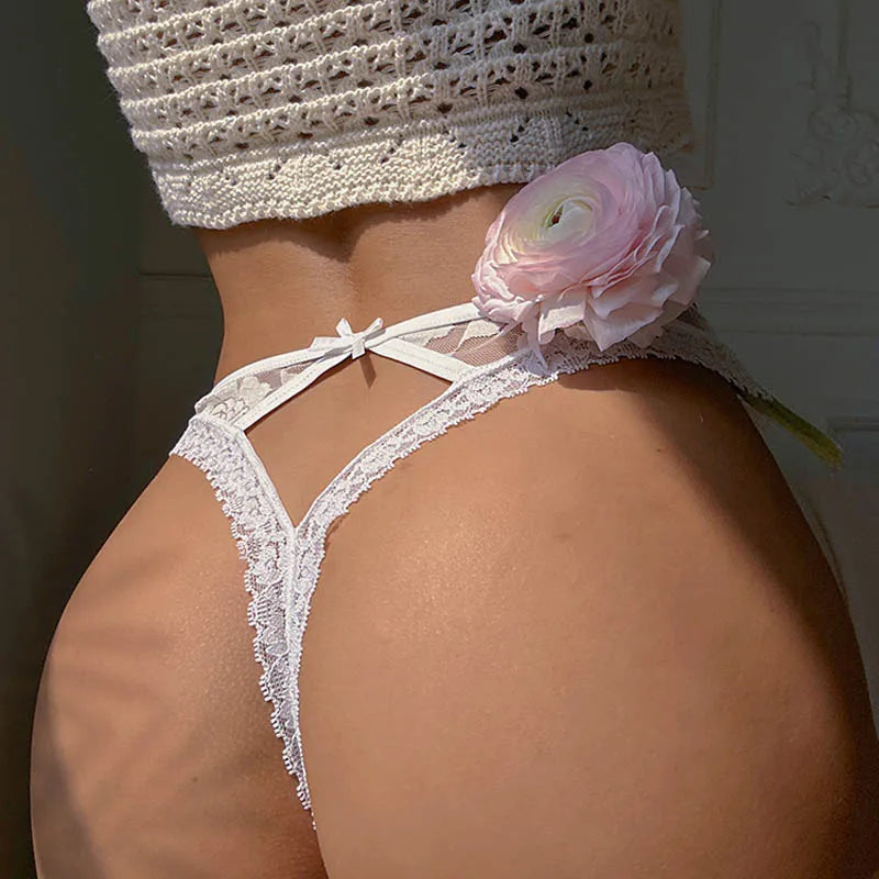 Stringi z kokardką Pavo-lauranapl.com