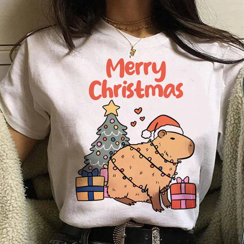 T-shirt z kapibarą Antlia-lauranapl.com