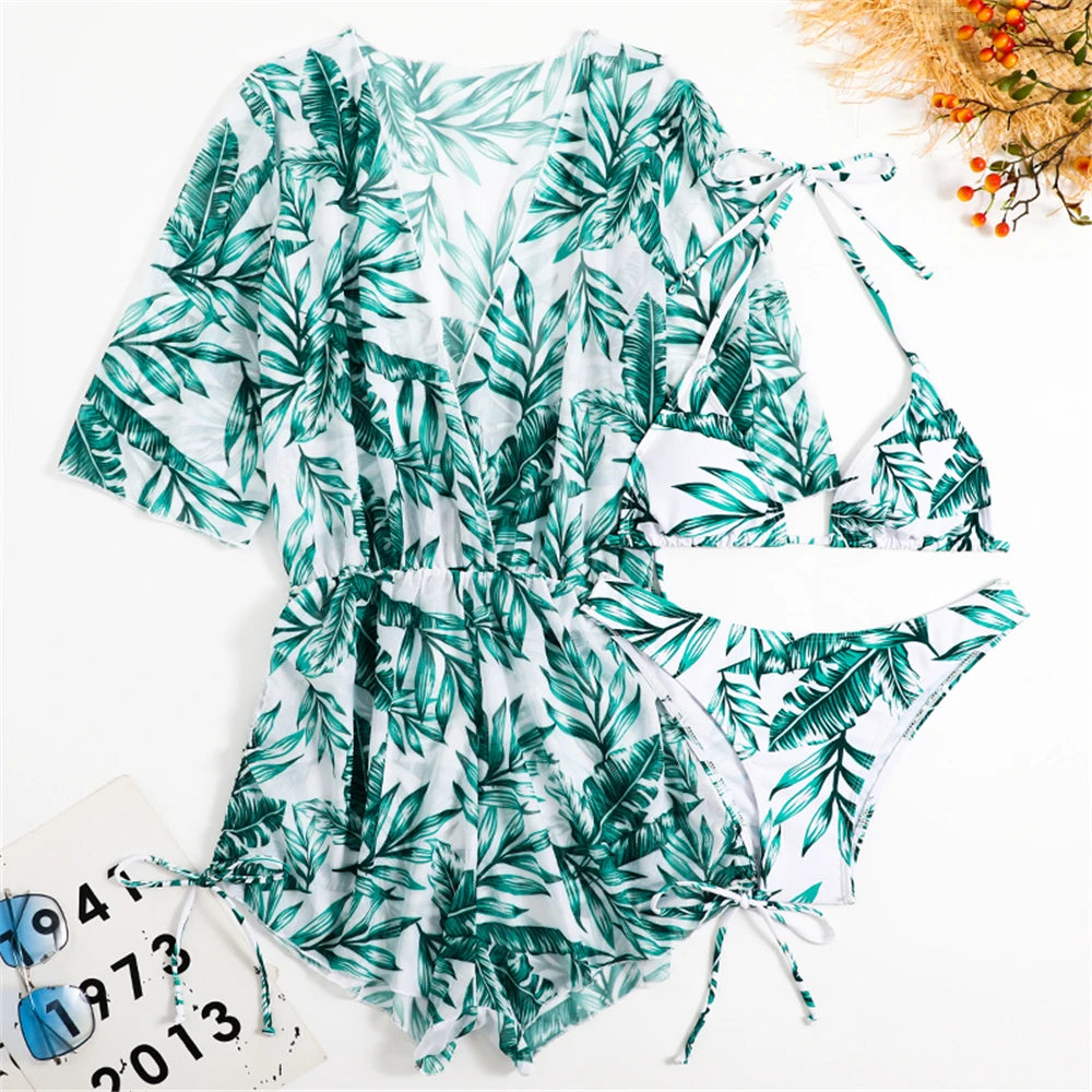 Zestaw plażowy kombinezon + bikini Monoceros-lauranapl.com
