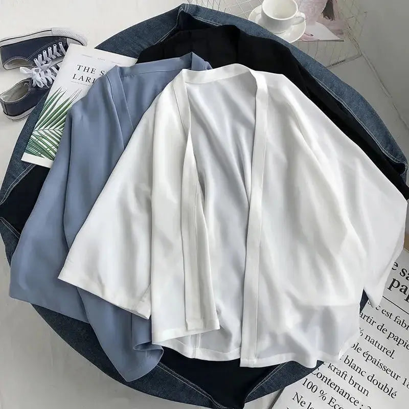 Luźne kimono plażowe Piscis Austrinus-lauranapl.com