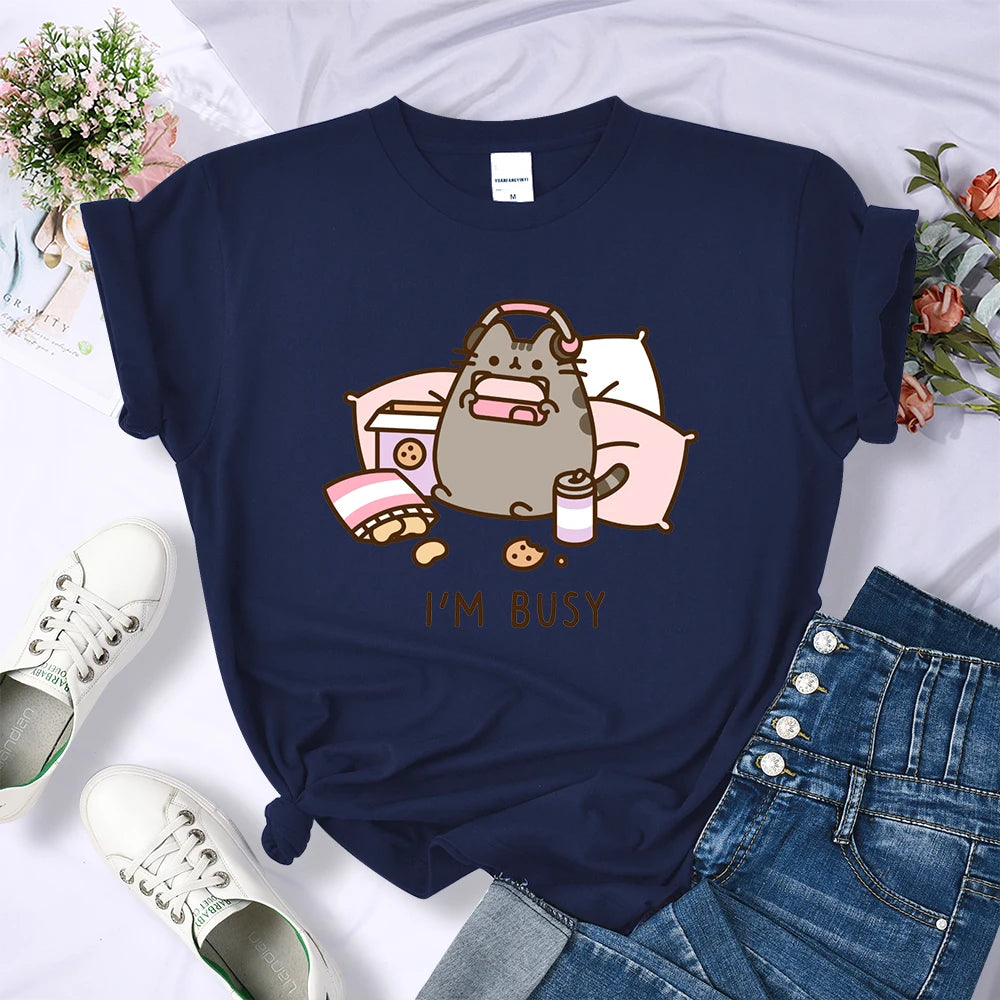 Bluzka z leniwym kotem Ara-lauranapl.com