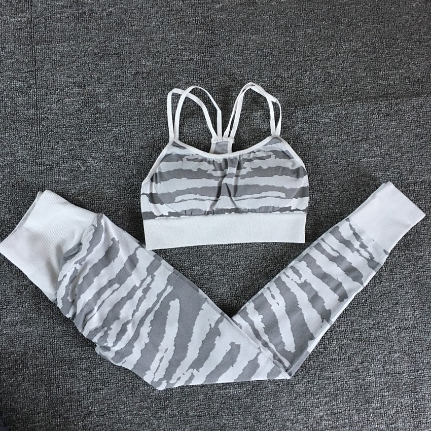 Komplet sportowy top+leginsy Caelum-lauranapl.com