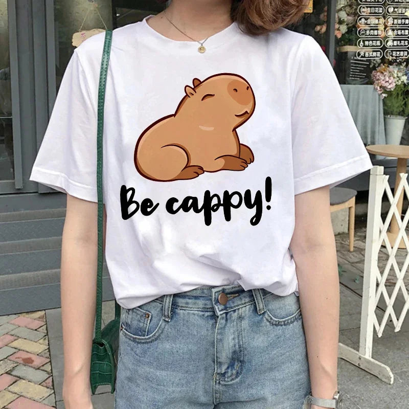 T-shirt z kapibarą Andromeda-lauranapl.com