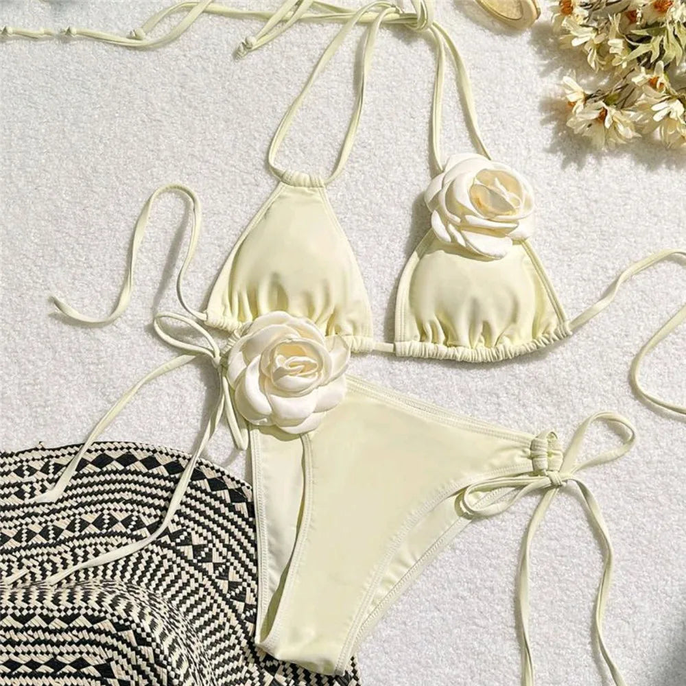 Bikini z motywem róży Ophiuchus-lauranapl.com