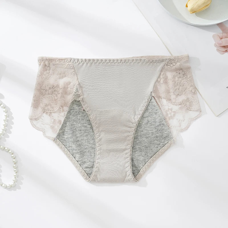 Figi menstruacyjne z koronką Camelopardalis-lauranapl.com