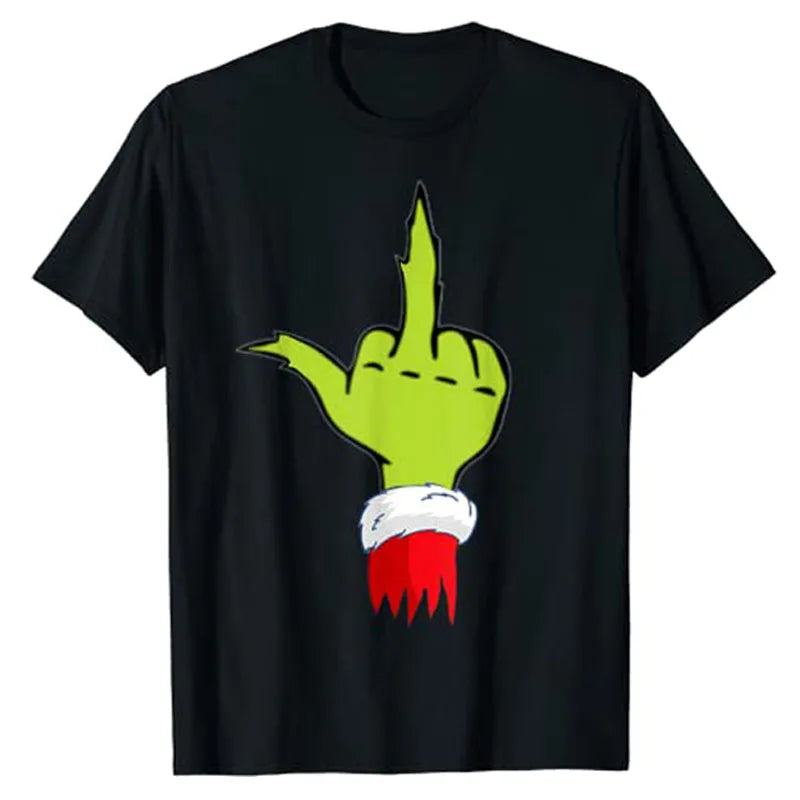 Świąteczna koszulka z akcentem z filmu Grinch Andromeda-lauranapl.com