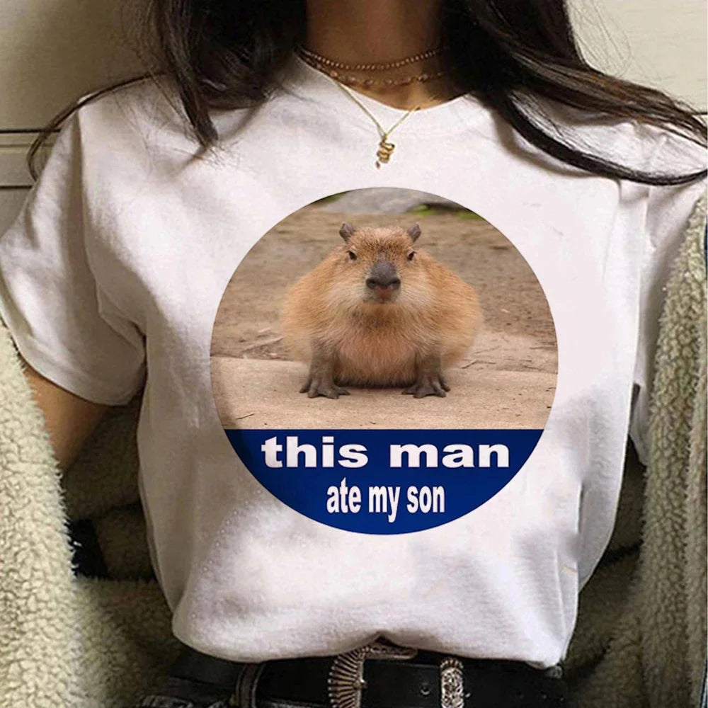 T-shirt z kapibarą Antlia-lauranapl.com