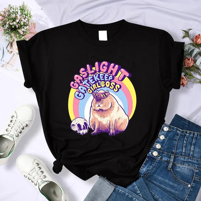 T-shirt z kapibarą Apus-lauranapl.com