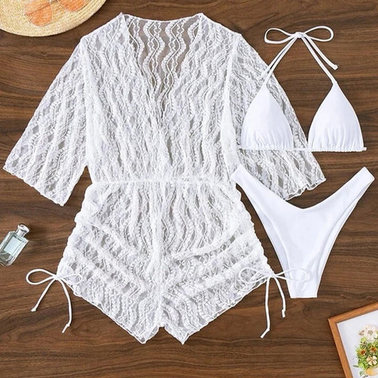 Zestaw plażowy kombinezon + bikini Norma-lauranapl.com
