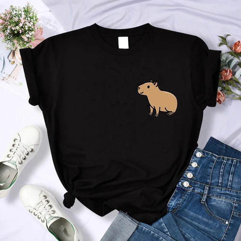 T-shirt z kapibarą Apus-lauranapl.com