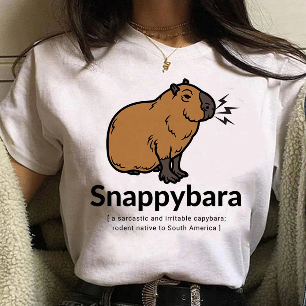 T-shirt z kapibarą Antlia-lauranapl.com
