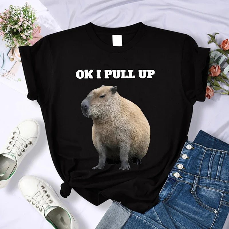 T-shirt z kapibarą Apus-lauranapl.com
