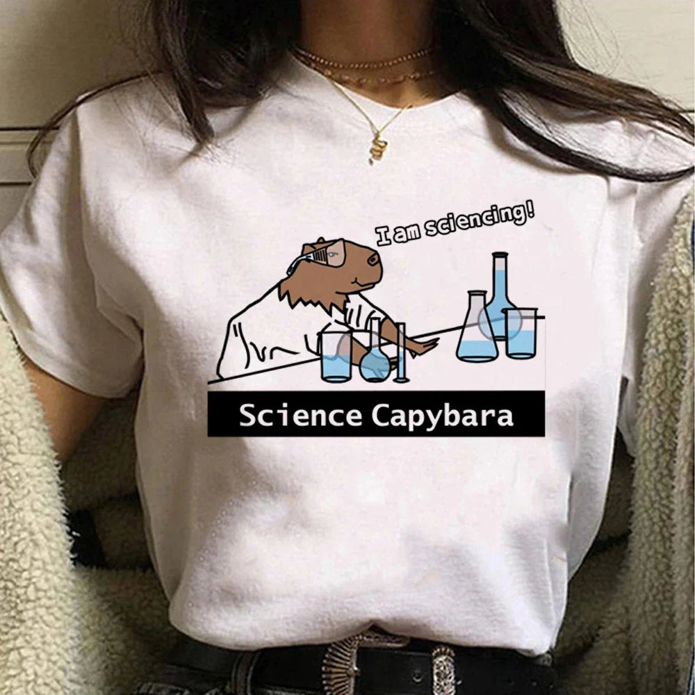 T-shirt z kapibarą Antlia-lauranapl.com