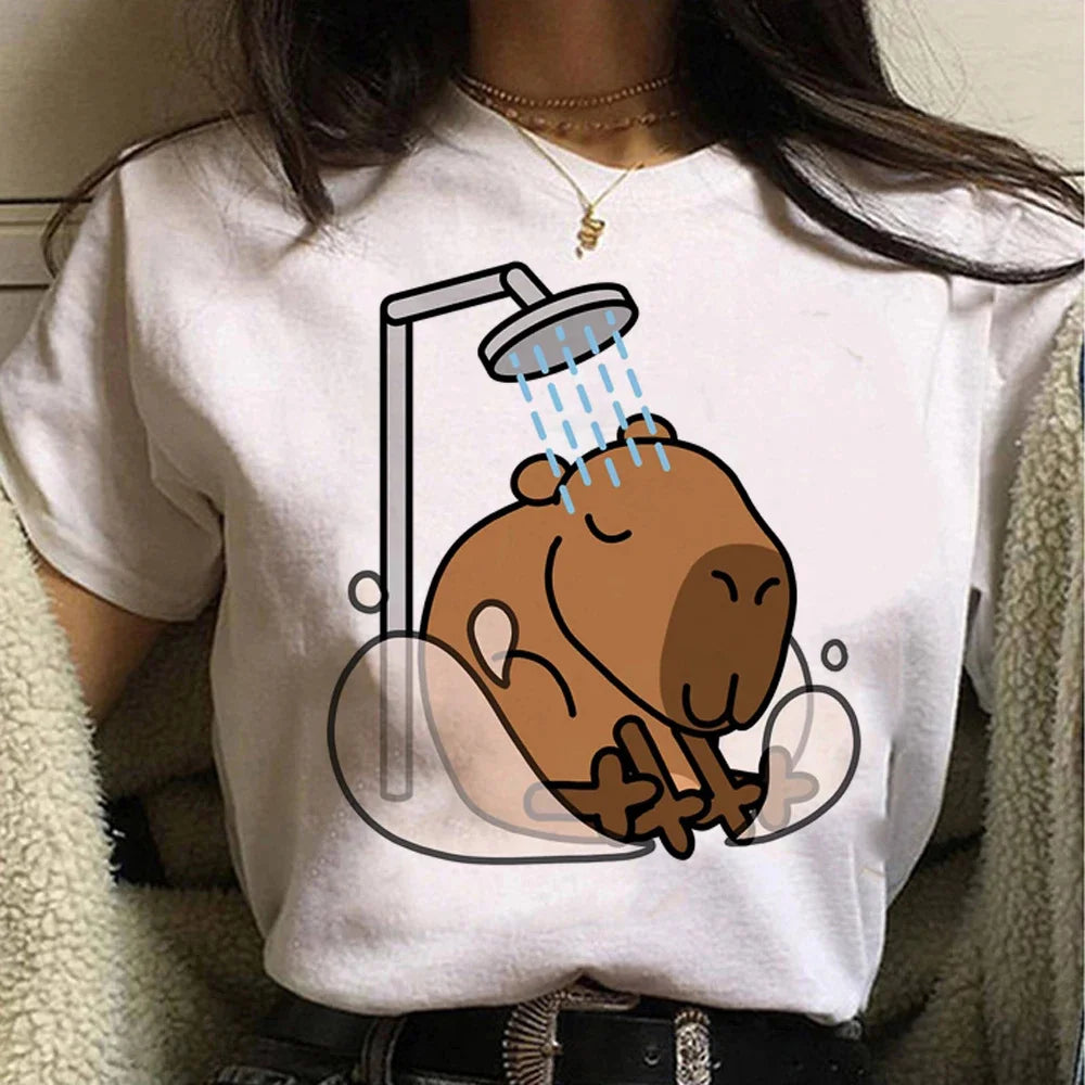 T-shirt z kapibarą Antlia-lauranapl.com