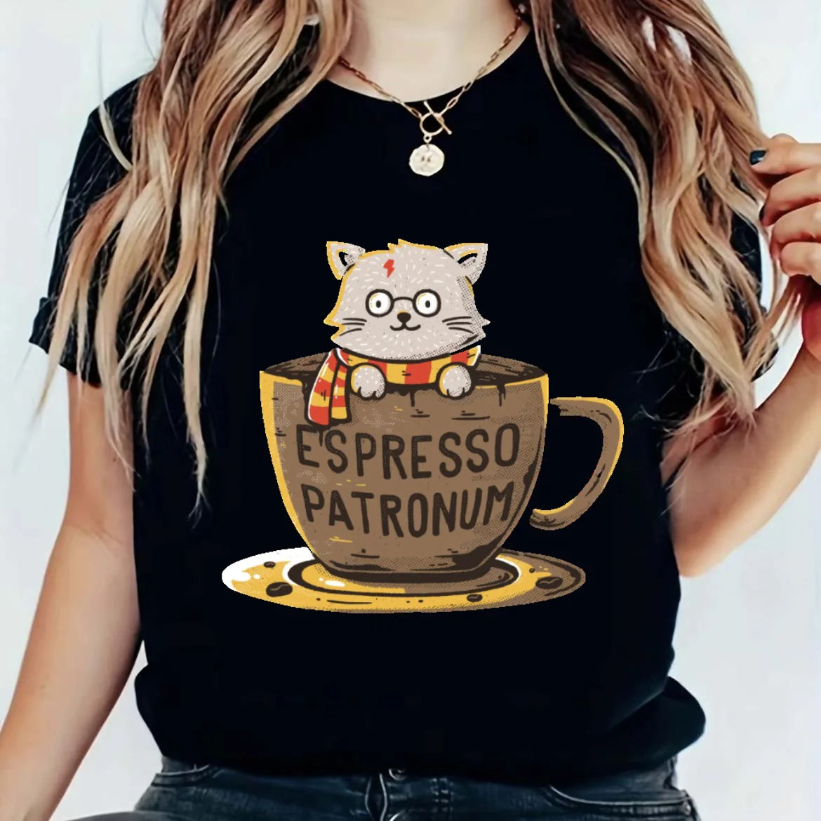 T-shirt z zabawnym nadrukiem Puppis-lauranapl.com