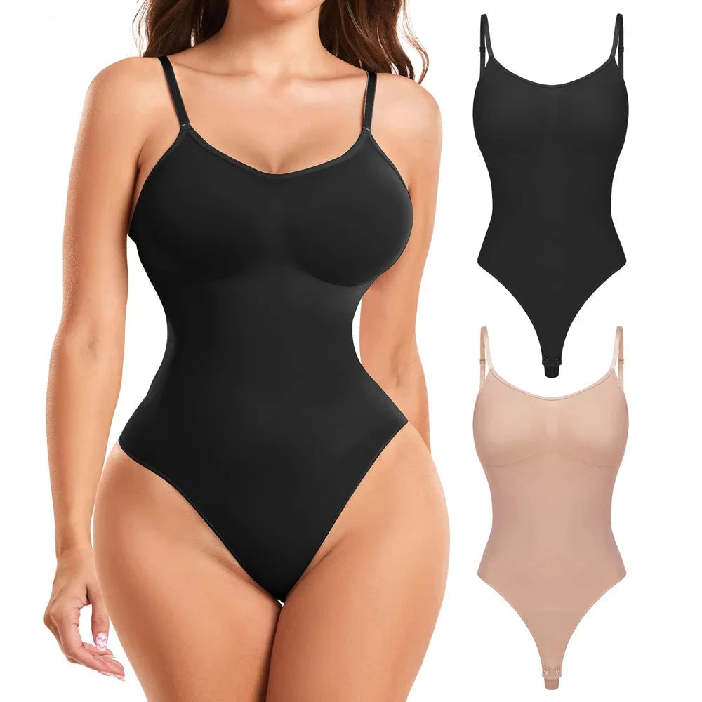 Modelujące body ze stringami Scutum-lauranapl.com