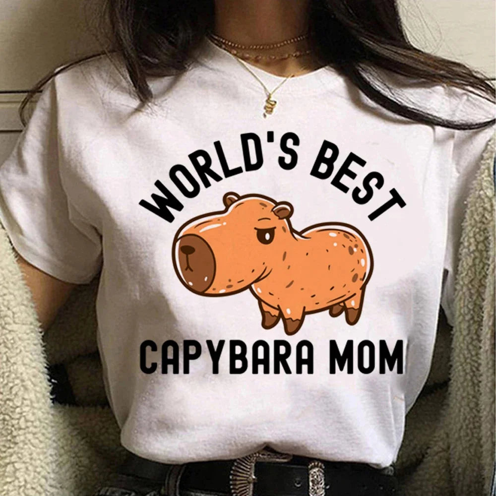 T-shirt z kapibarą Antlia-lauranapl.com