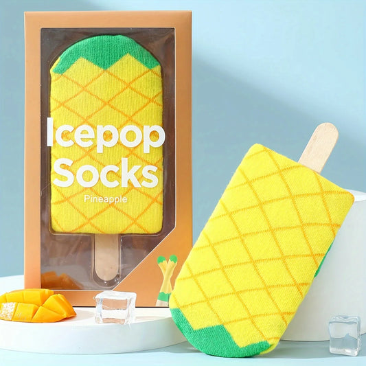 Skarpetki lód ananas Chamaeleon-lauranapl.com