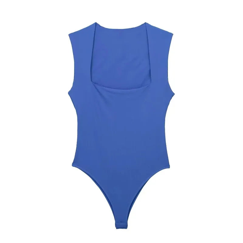 Eleganckie body z kwadratowym dekoltem Centaurus-lauranapl.com