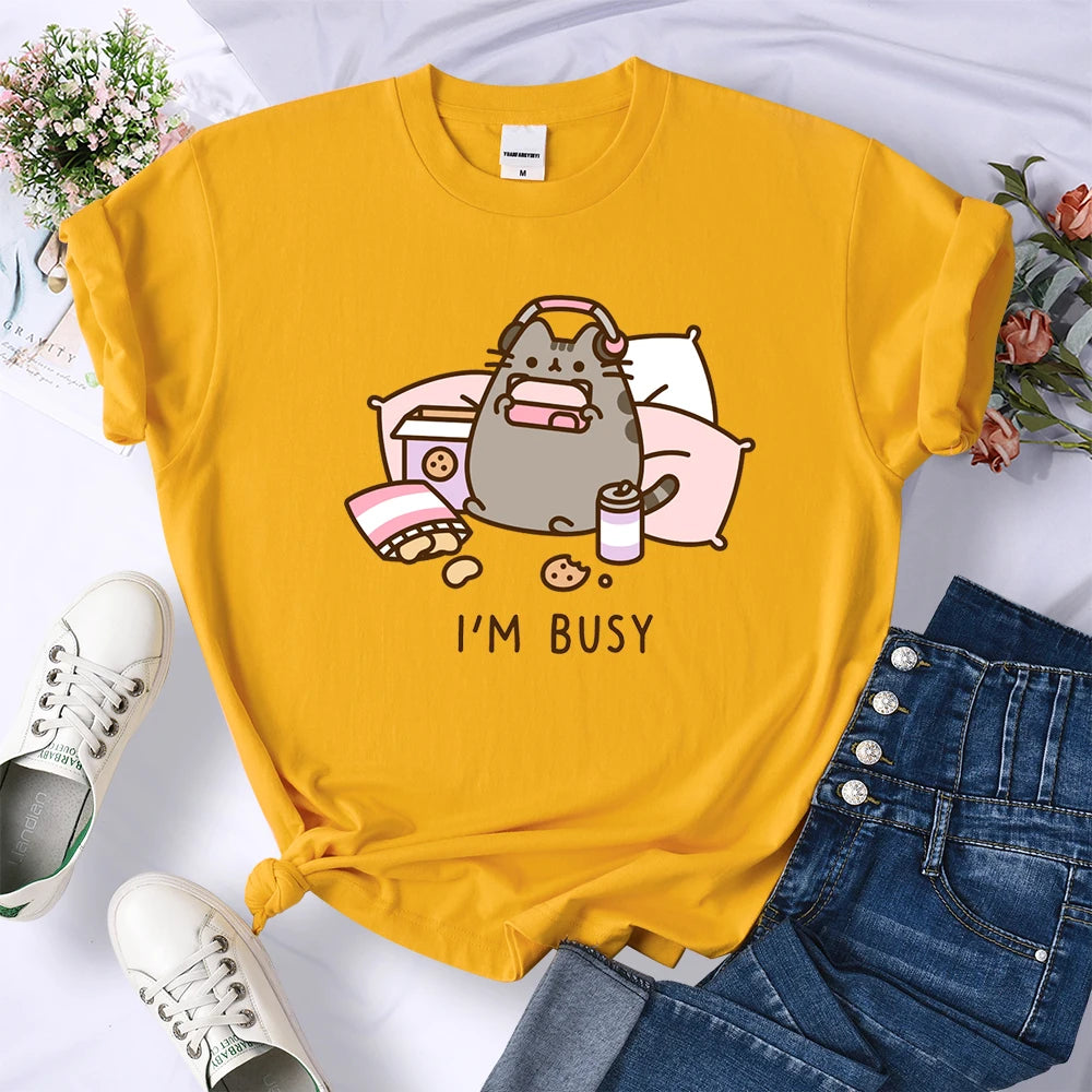 Bluzka z leniwym kotem Ara-lauranapl.com