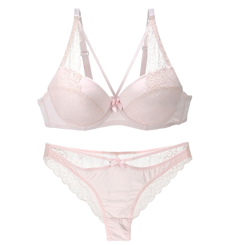 Komplet bielizny z koronką PUSH UP Plus SizeCrater-lauranapl.com