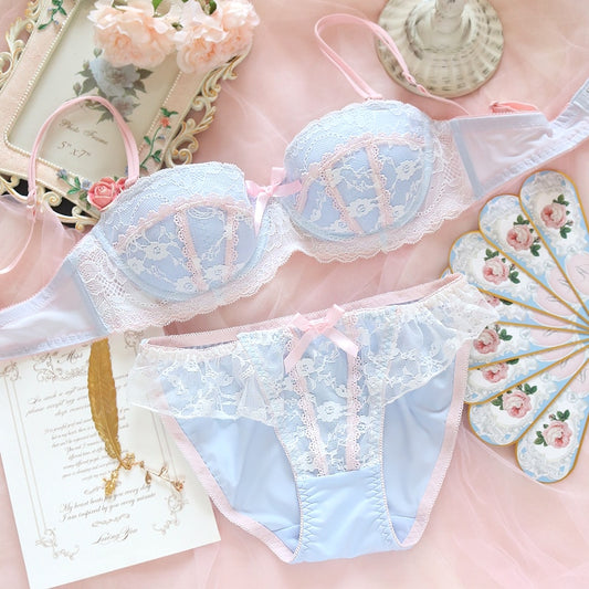 Sensualny komplet bielizny z koronką Vela-lauranapl.com