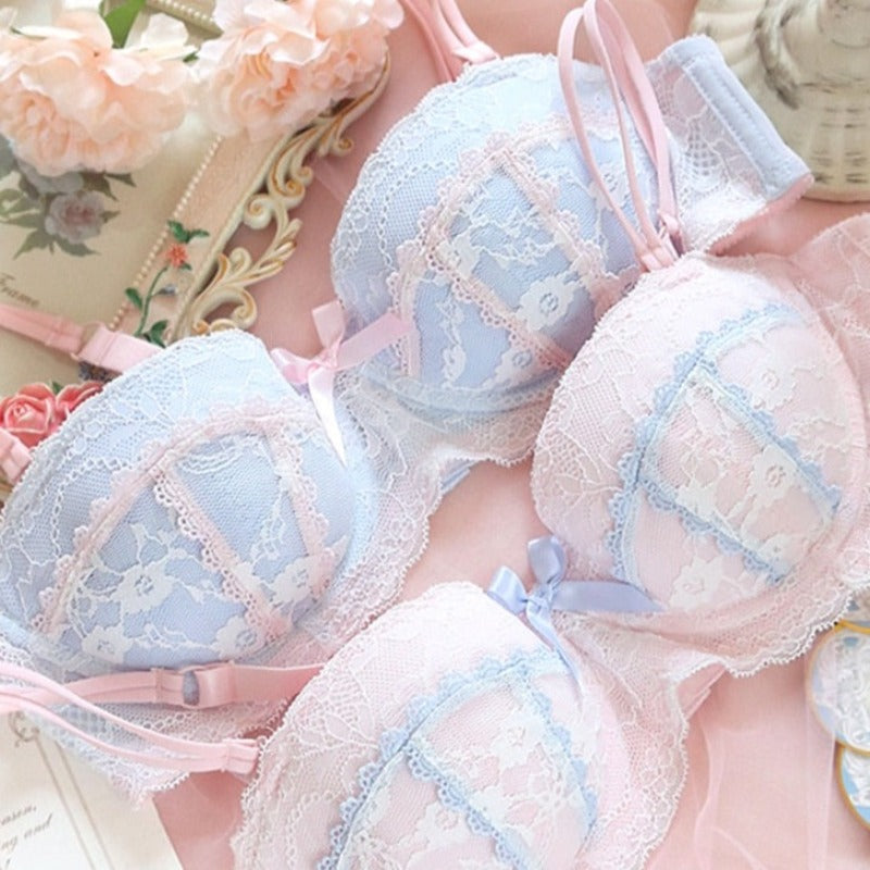 Sensualny komplet bielizny z koronką Vela-lauranapl.com