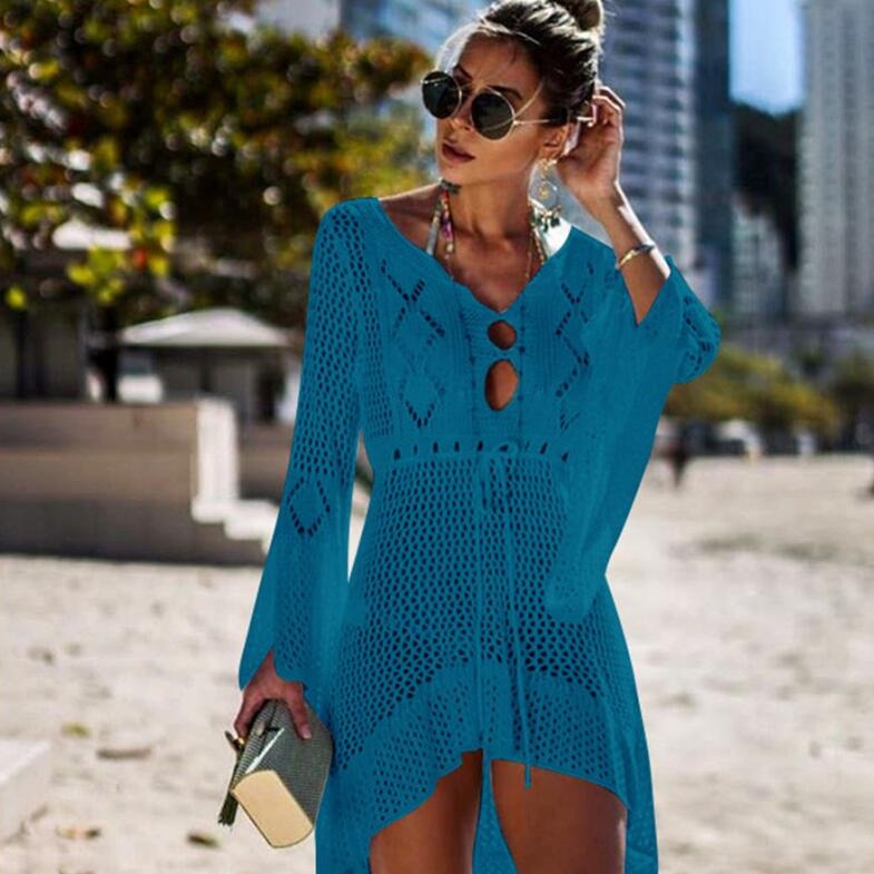 Szydełkowe kimono plażoweCassiopeia-lauranapl.com