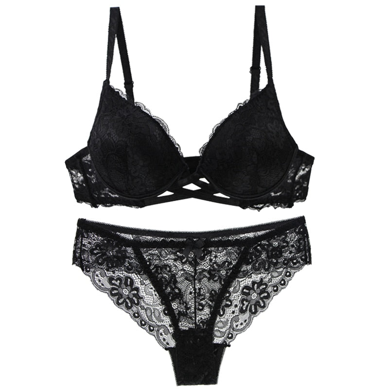 Koronkowy komplet bielizny PUSH UPGemini-lauranapl.com