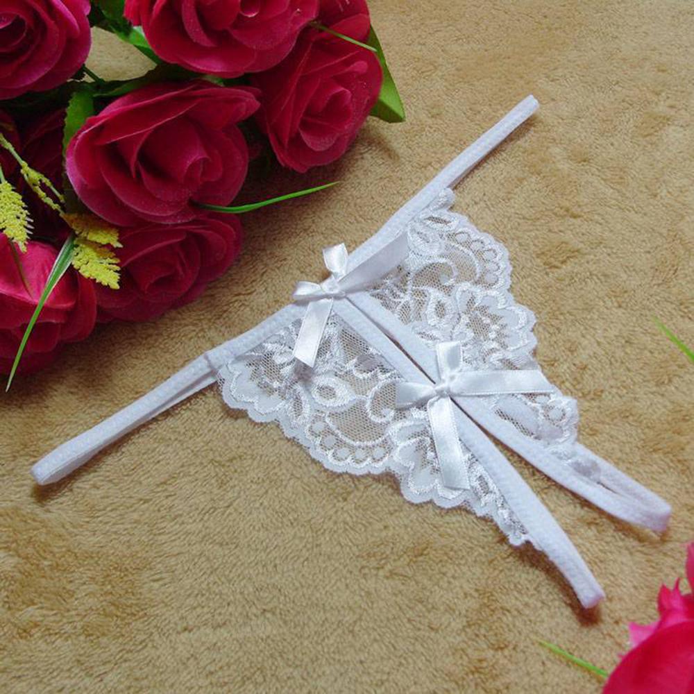 Koronkowe stringi z rozcięciemBootes-lauranapl.com