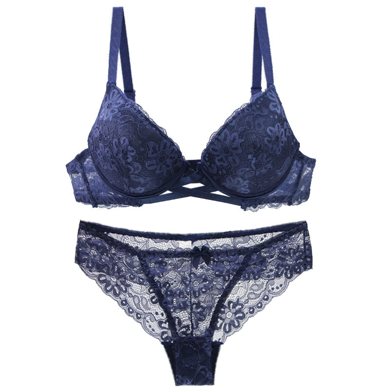 Koronkowy komplet bielizny PUSH UPGemini-lauranapl.com