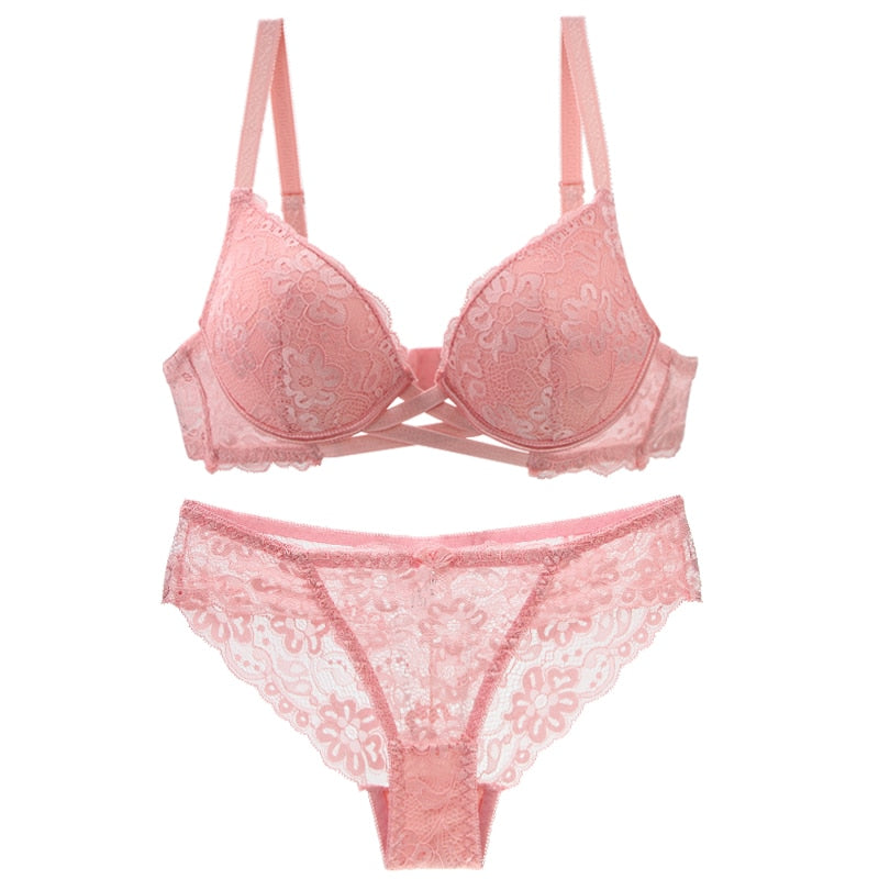 Koronkowy komplet bielizny PUSH UPGemini-lauranapl.com