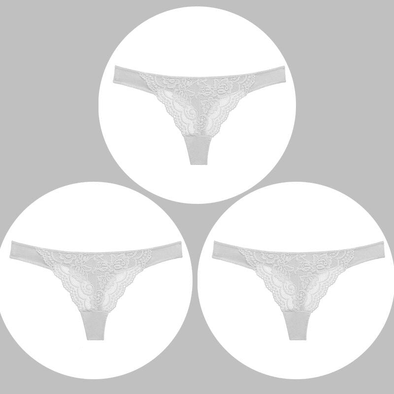 Stringi z koronką 3-pakDraco-lauranapl.com