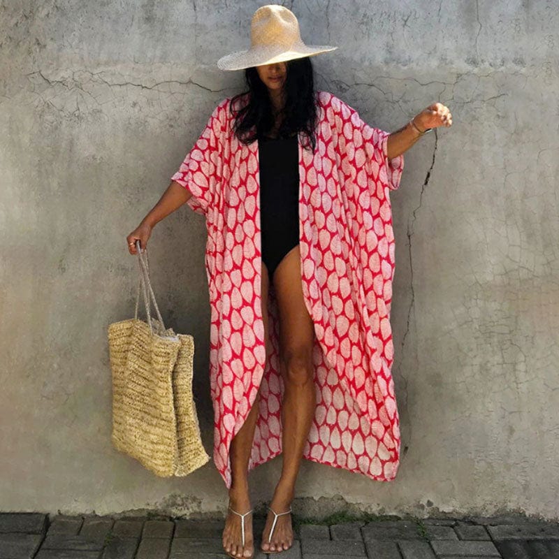 Długie kimono plażoweUrsa Maior-lauranapl.com