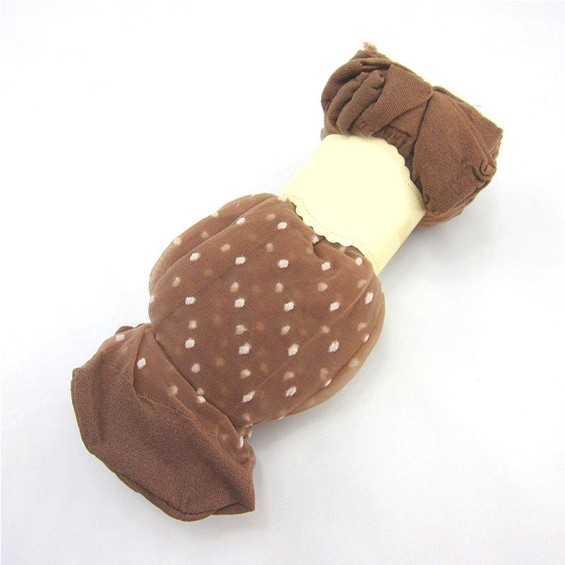Cienkie skarpetki w kropki 10-pakChamaeleon-lauranapl.com