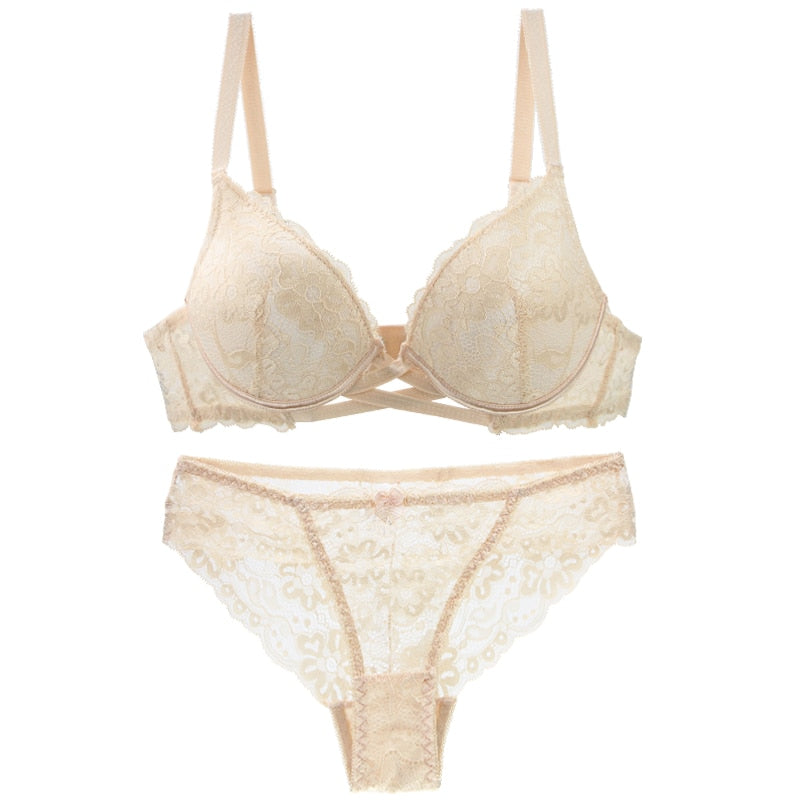 Koronkowy komplet bielizny PUSH UPGemini-lauranapl.com