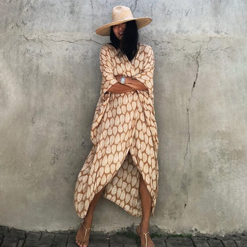 Długie kimono plażoweUrsa Maior-lauranapl.com