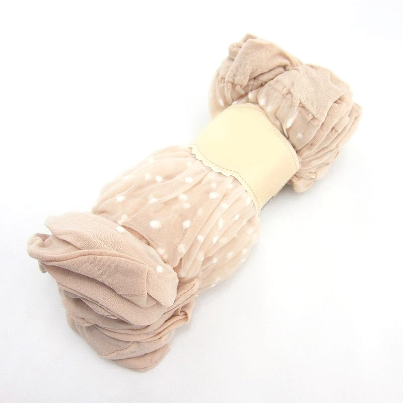 Cienkie skarpetki w kropki 10-pakChamaeleon-lauranapl.com